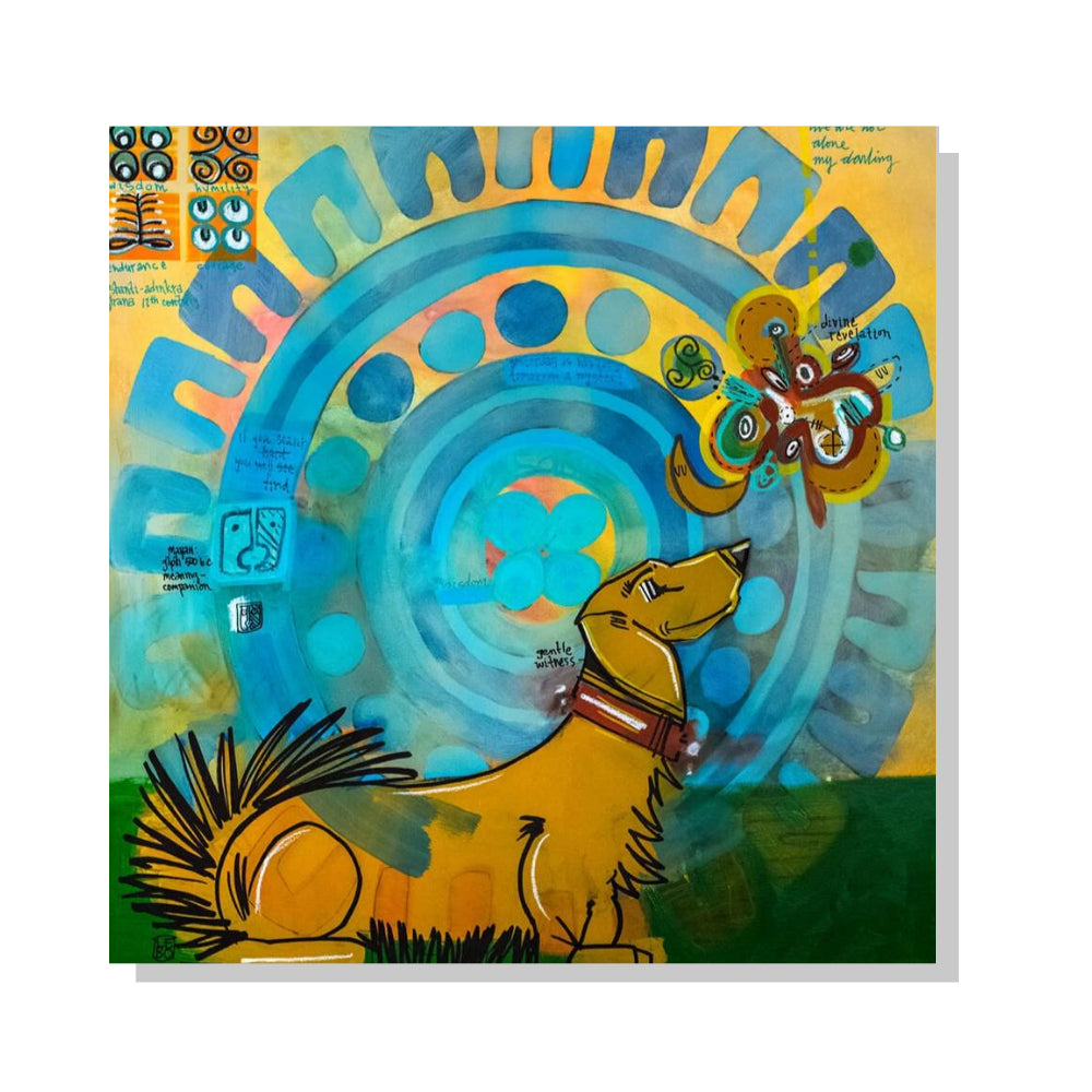 Gentle Witness (we are not alone my darling) - Lebo Mineral Print
